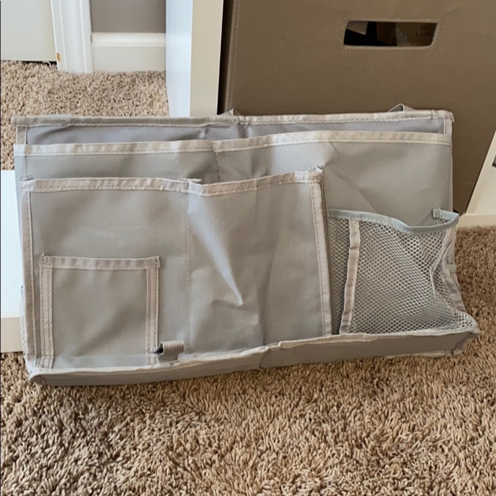storage that hangs off side of bed